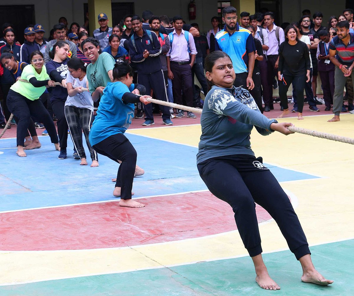 Tug of War contest on Monday