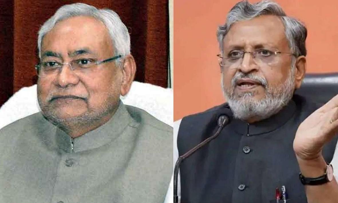 Bihar CK Nitish Kumar (L) and BJP MP Sushil Modi (R) | 