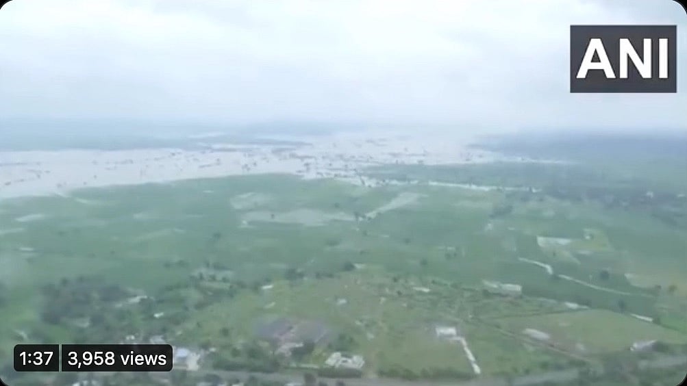 MP Rain Fury: CM Shivraj conducts aerial inspection of Chambal region