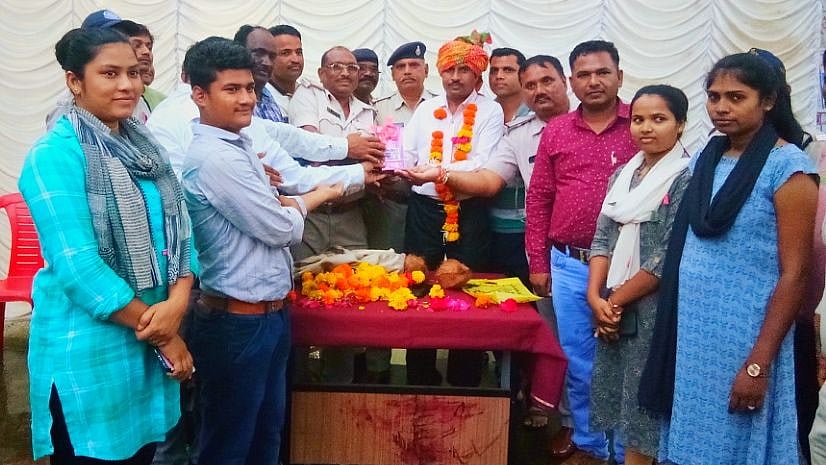 Udaigarh: Farewell given to SHO on transfer to Balaghat