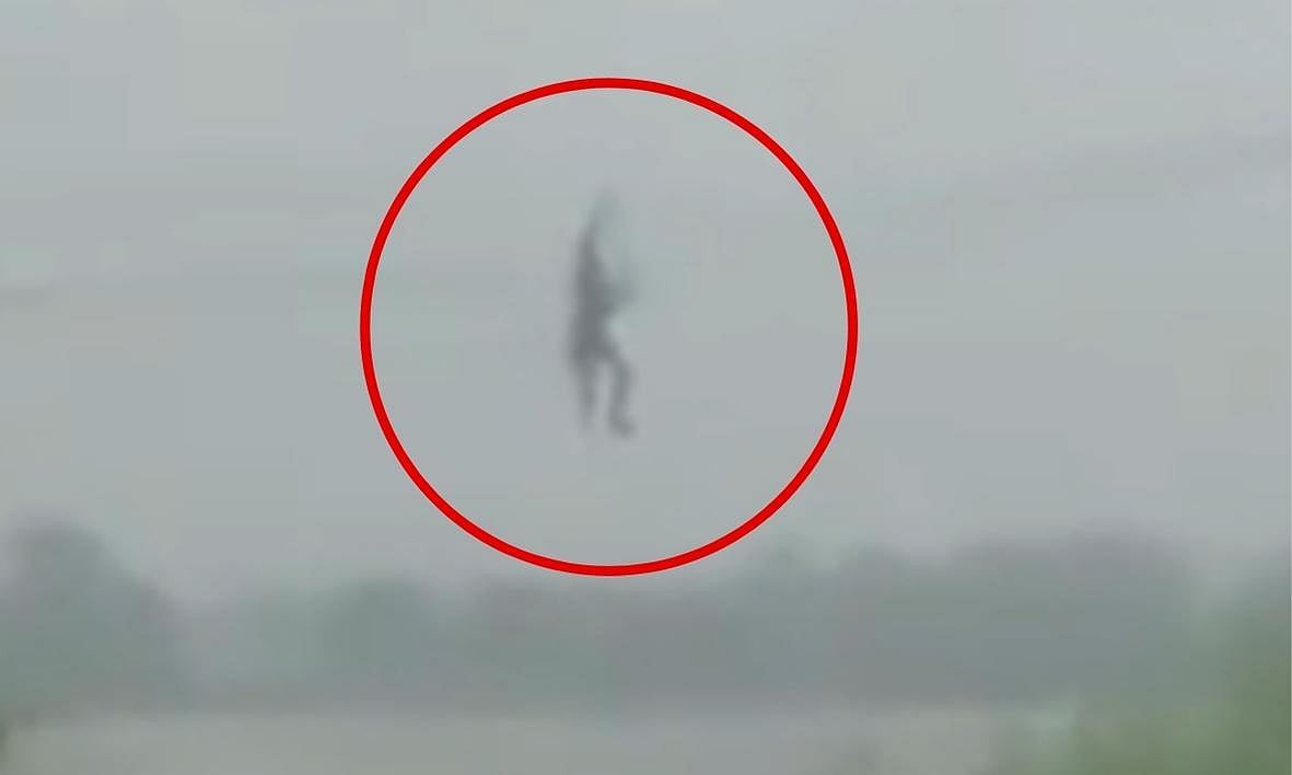 On Camera: Electrician dangling from high tension wire falls into river near Mumbai; body found after 2 days 