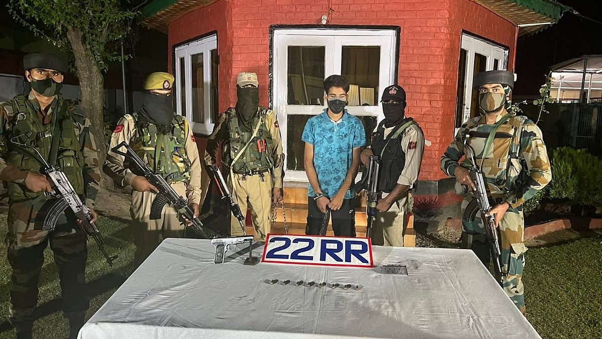 Jammu and Kashmir: Hybrid LeT terrorist nabbed from Sopore; arms, ammunition recovered
