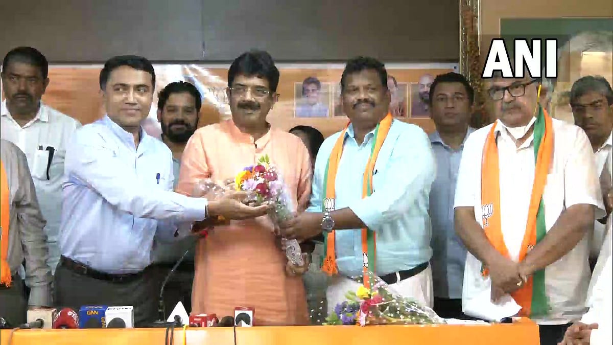 Amidst Rahul Gandhi's 'Bharat jodo yatra' Michael Lobo says, 'Congress chhodo, BJP ko jodo,' as 8 Goa MLAs join BJP | ANI