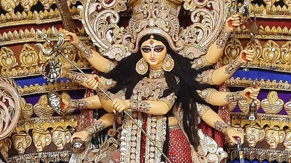 Durga puja pandal