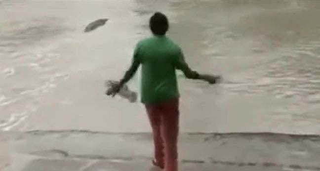 Watch: Woman scares crocodile with slippers to escape wild attack; old video goes viral again