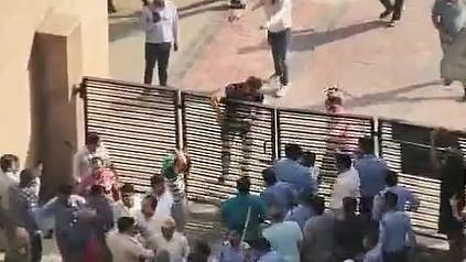 WATCH: Violent clashes in Ghaziabad's Mahagun society over change of security agency