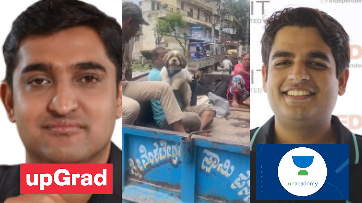 Top Ed-tech firm CEOs, family members commute in tractors amidst Bengaluru floods; watch viral videos