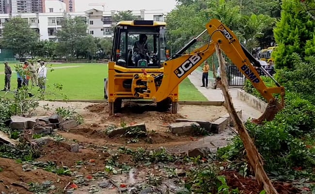 Bengaluru floods: 15 encroachments upon catchment areas demolished by bulldozers