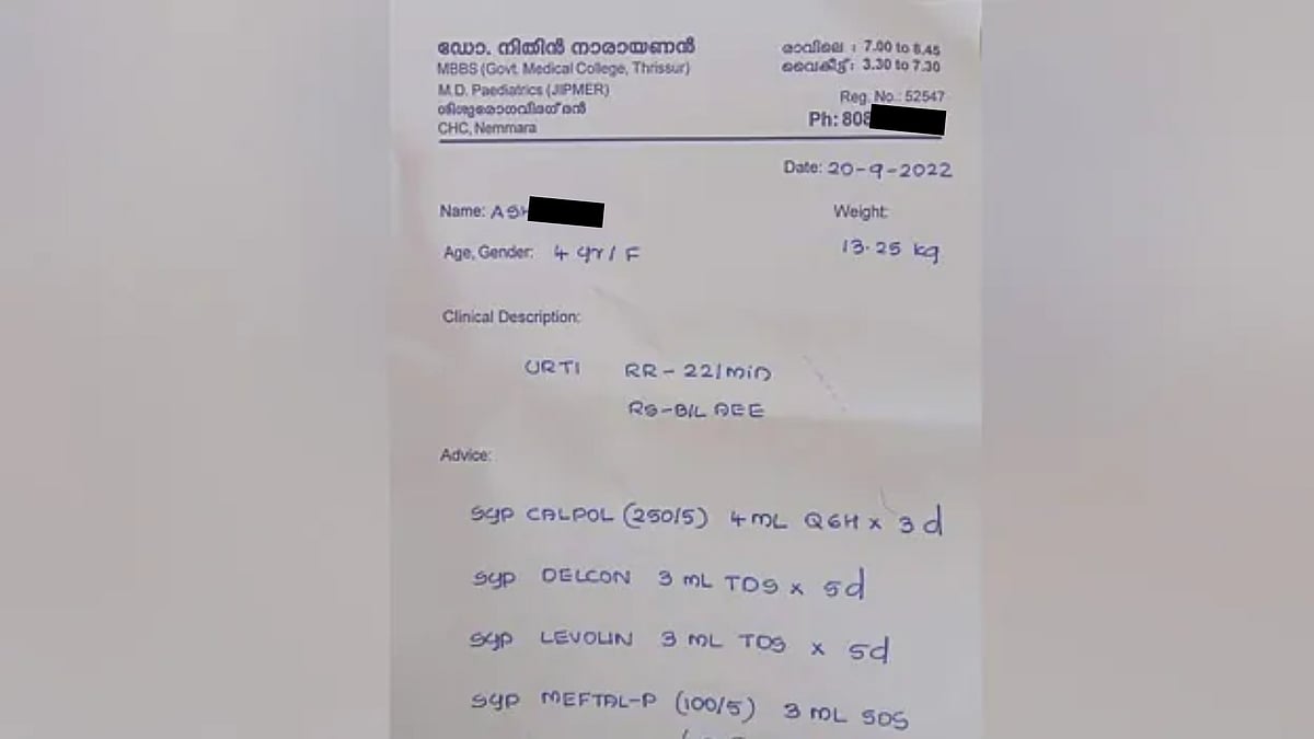Kerala doctor's readable handwriting goes viral 