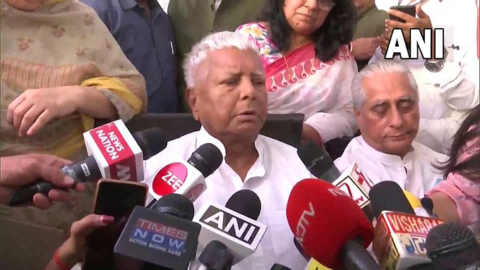 RJD president Lalu Prasad Yadav | Photo: ANI