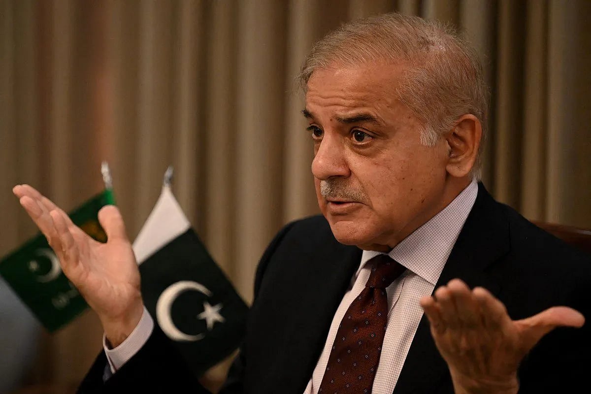 Pakistani Prime Minister Shehbaz Sharif | 