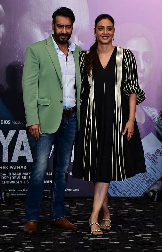Ajay Devgn with Tabu