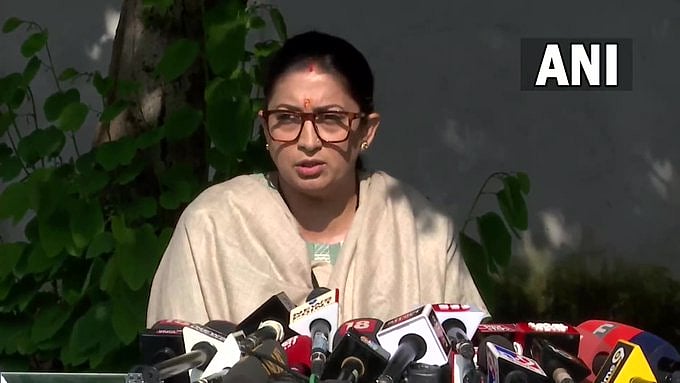 UP Cong leader booked for 'latka-jhatka' remark against Smriti Irani; says 'nothing obscene' about it