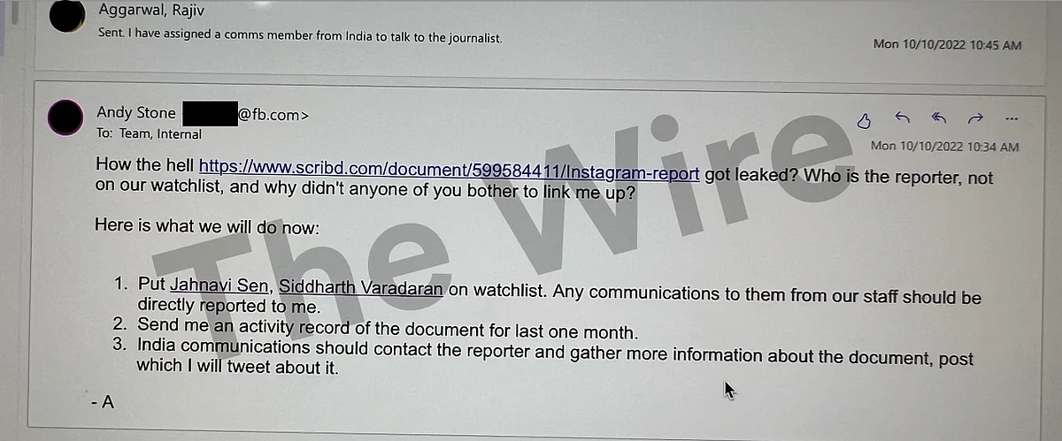 The supposed email by Stone to employees.