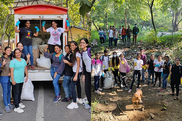 Thane: 50 volunteers assemble to clear 350 kgs of waste from Yeoor forest 