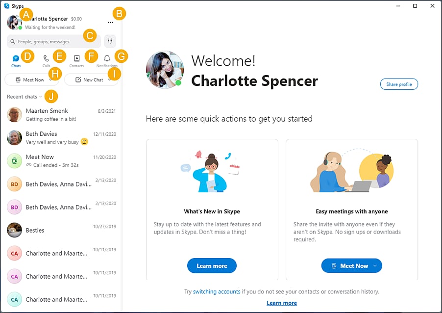Skype a business chat application that makes video and voice calls easier.
