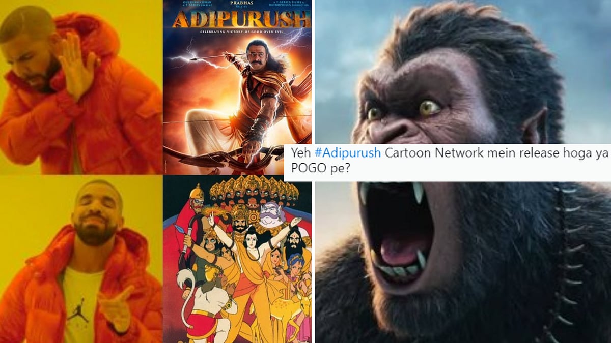 Fans troll 'Adipurush' after teaser launch, compare it with POGO and Cartoon Network shows 