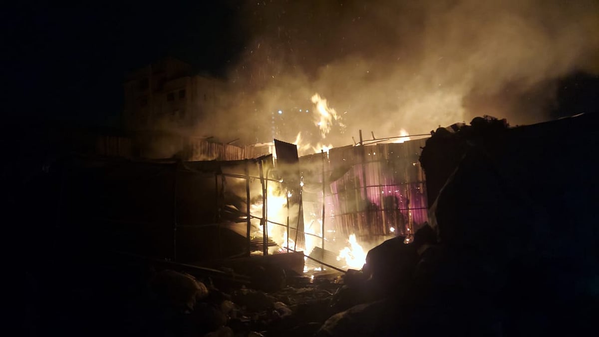 Thane: Major fire at Shil Phata godown