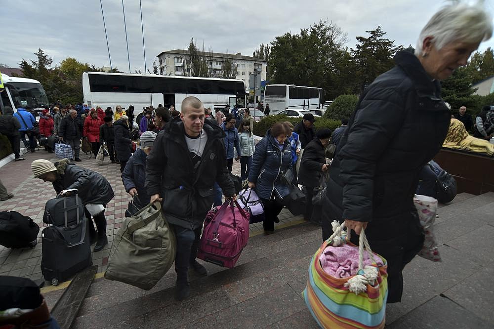 Russia orders evacuation of Kherson, continues wiping out Ukraine's power generating infrastructure 