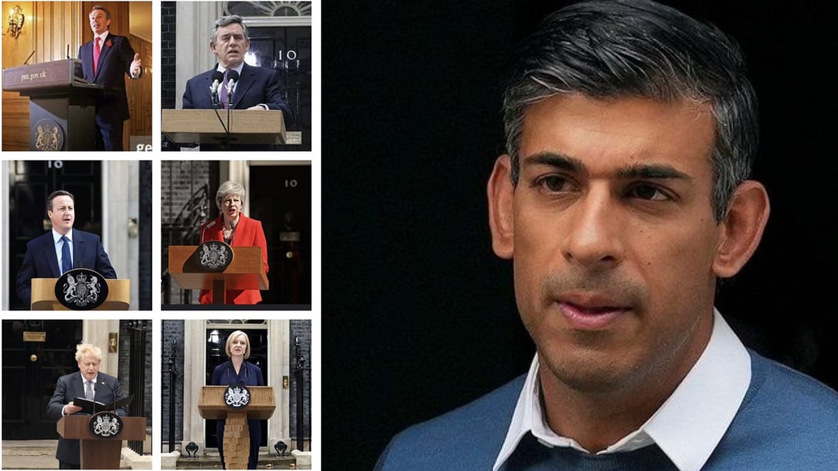 Different lectern for new UK PM Rishi Sunak? Here's what we know | Twitter