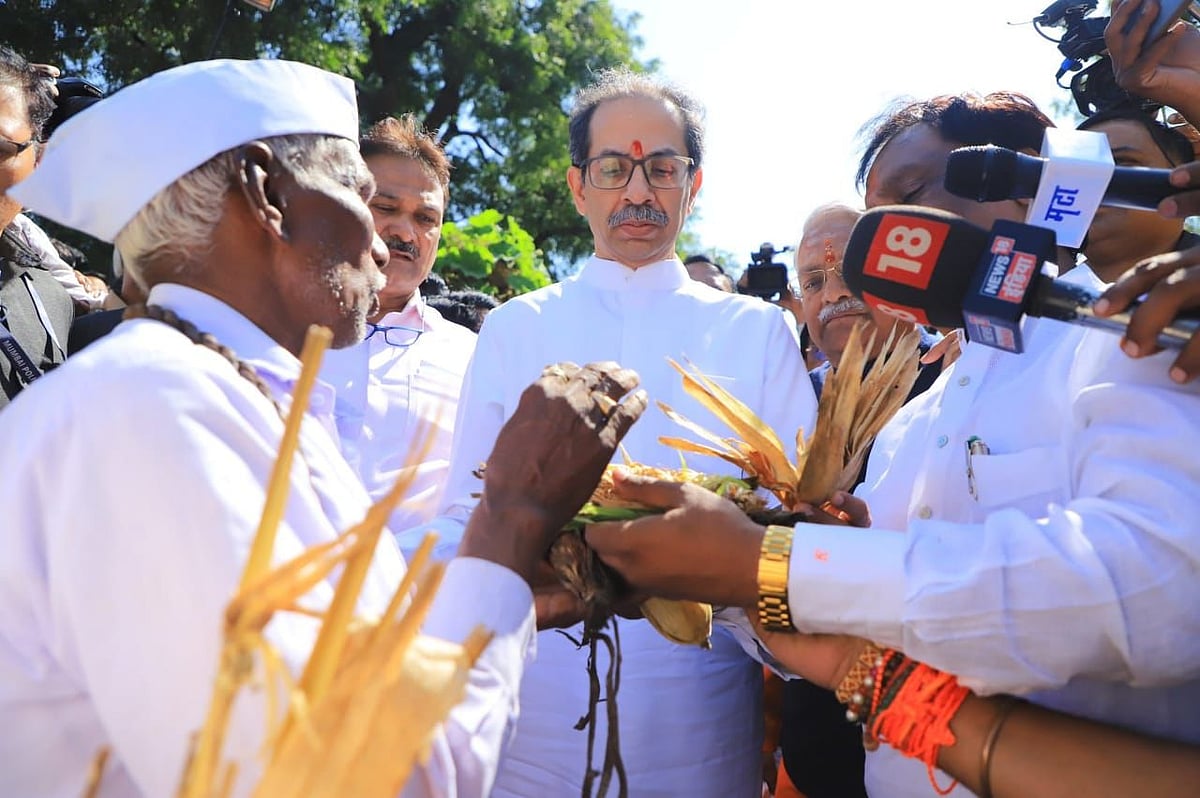 Maharashtra: Uddhav Thackeray demands declaration of wet drought, financial aid to farmers hit hard by floods  | FPJ Photo