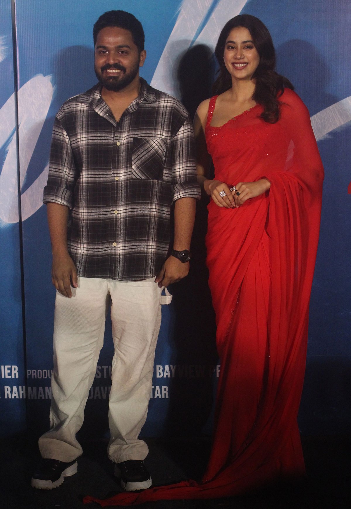 Janhvi Kapoor with director Mathukutty Xavier