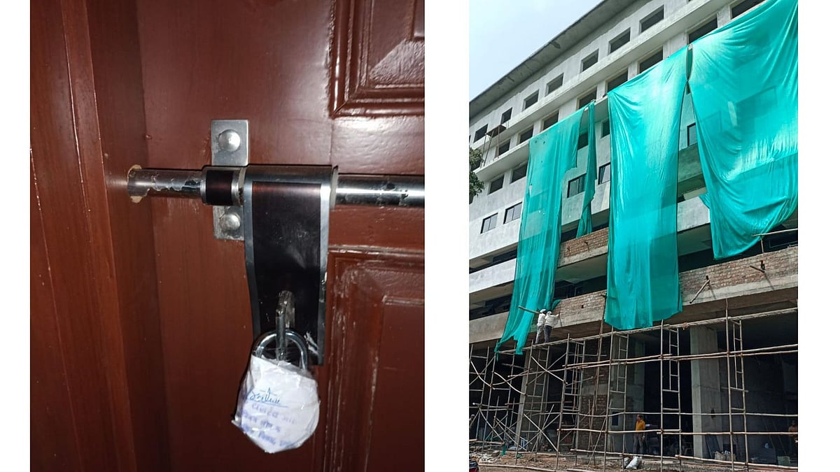 Indore Municipal Corporation seals illegal building hosting a coaching class