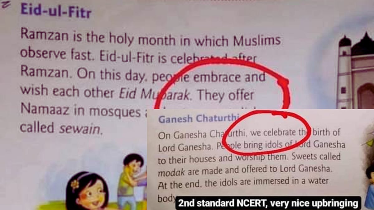 'They vs We': Class 2 NCERT book receives flak over biased representation of Eid-ul-Fitr, Ganesh Chaturthi