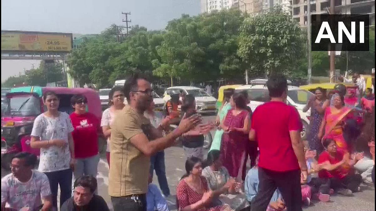 WATCH: Protests in Noida after stray dog mauls infant to death