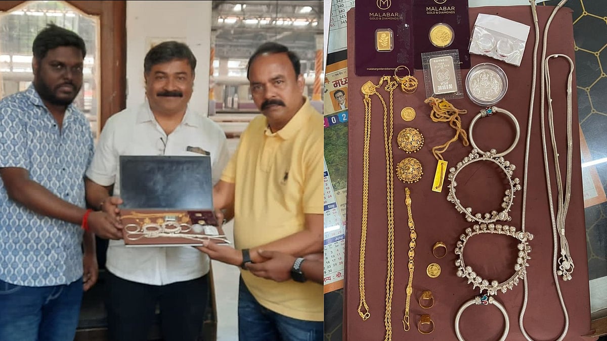 Mumbai: Central Railway ticket checker returns bag of commuter with items worth Rs 4 lakh