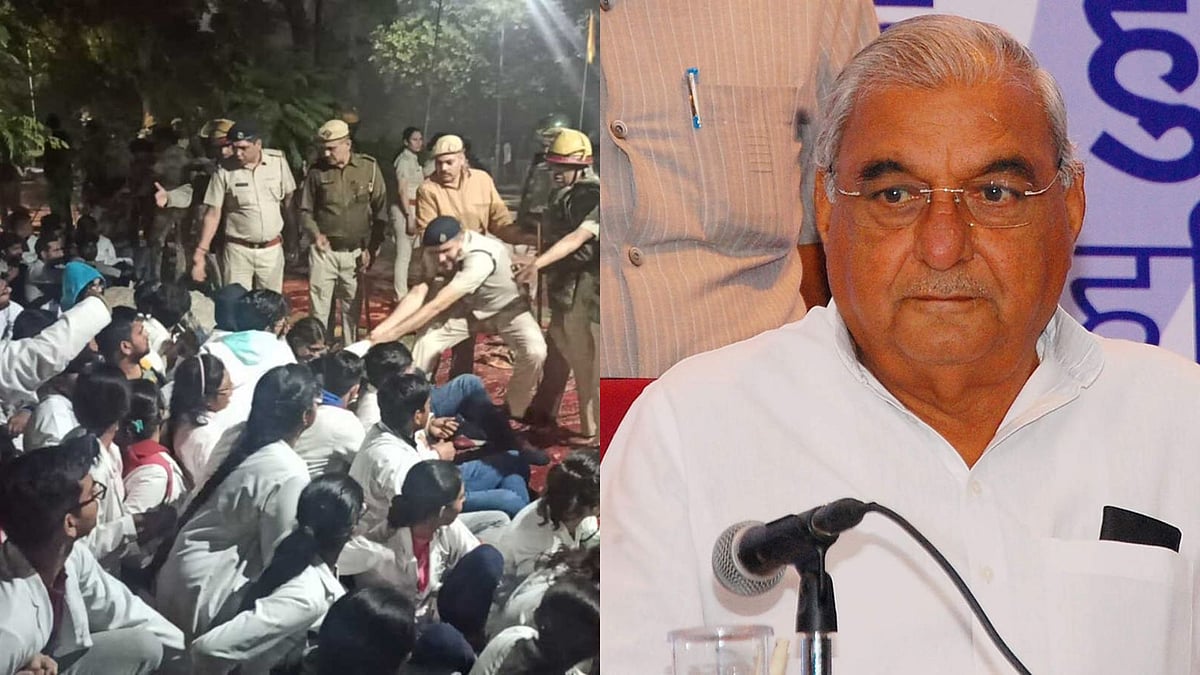 MBBS bond policy protest: Former Haryana CM says 'BJP-JJP govt commercializing education'