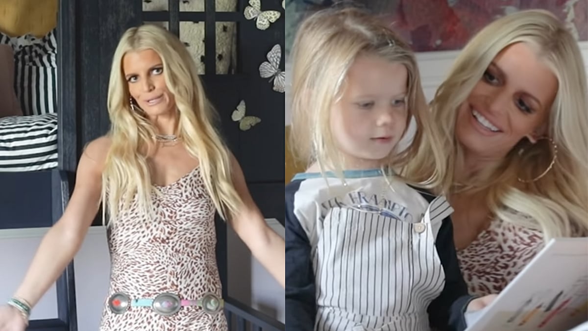 ​
Watch: Jessica Simpson gives tour of her daughter's room; fans shocked by her new weight loss look instead