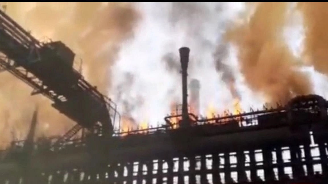 Chhattisgarh: 7 Workers Injured After Fire Breaks Out At Bhilai Steel Plant In Durg; Probe Underway