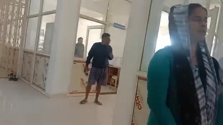 MP: Morena police station in-charge roams in shorts, pays no heed to woman complainant, watch viral video