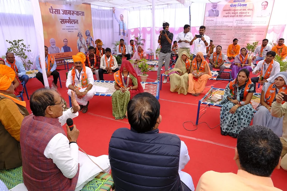 Gram Sabha in progress