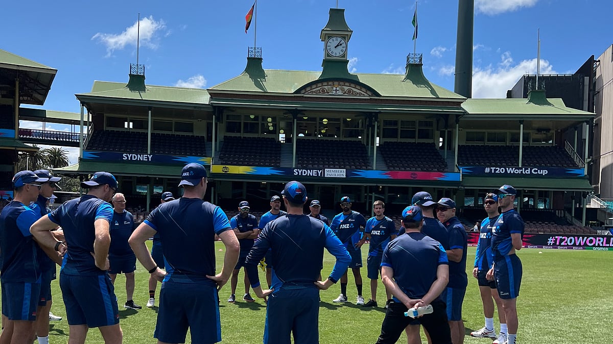 NZ cricket team at Sydney Cricket Ground | Pic : Twitter