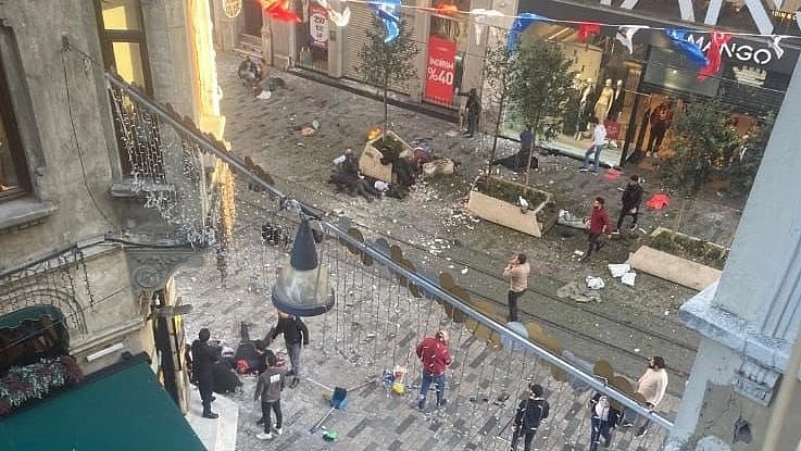 Day after at least 6 killed in explosion on Istanbul's pedestrian avenue suspected arrested