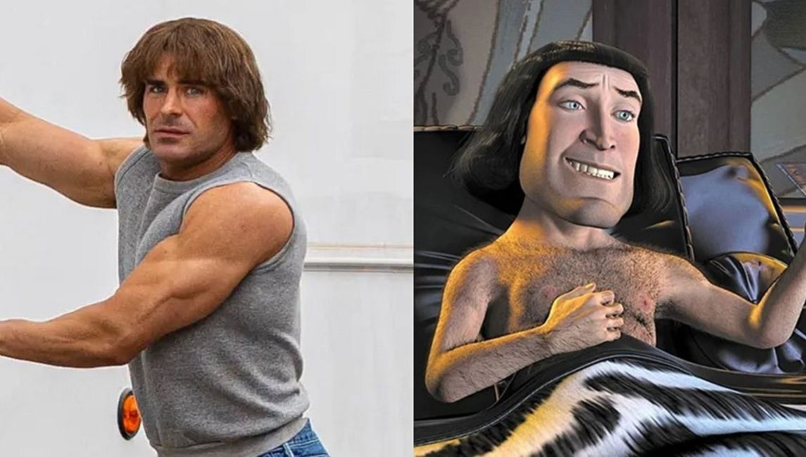 Zac Efron's look from The Iron Claw reminds netizens of Lord Farquaad from Shrek 