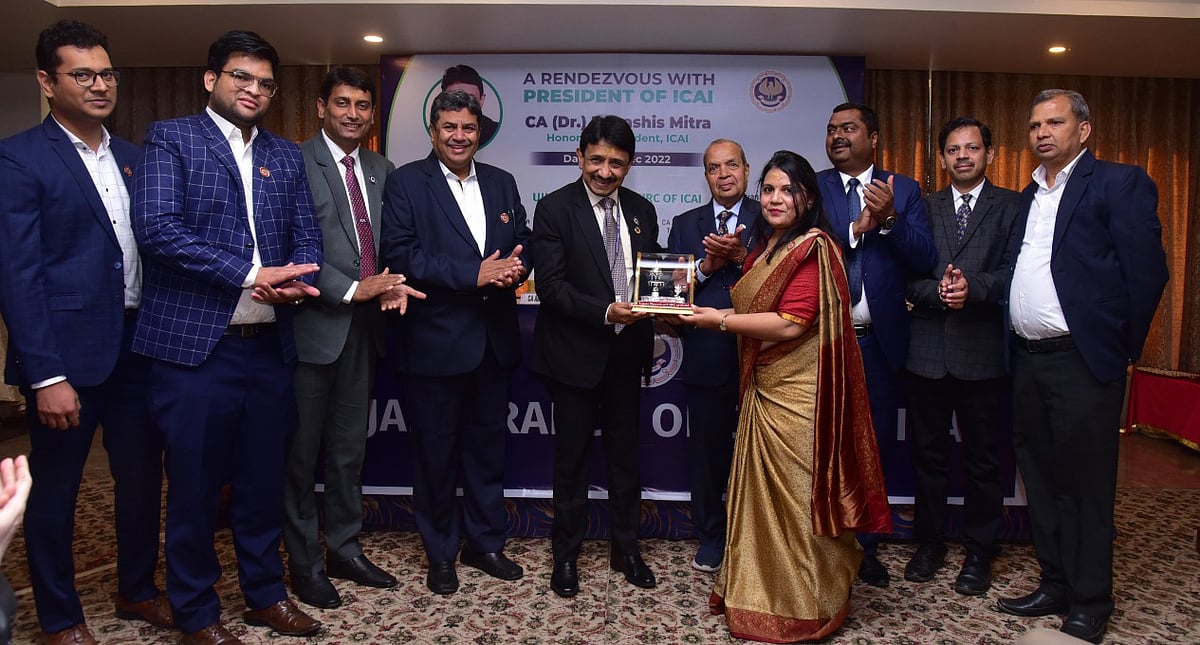 Meme to being presented to the ICAI president Debasish Mitra | FP Photo