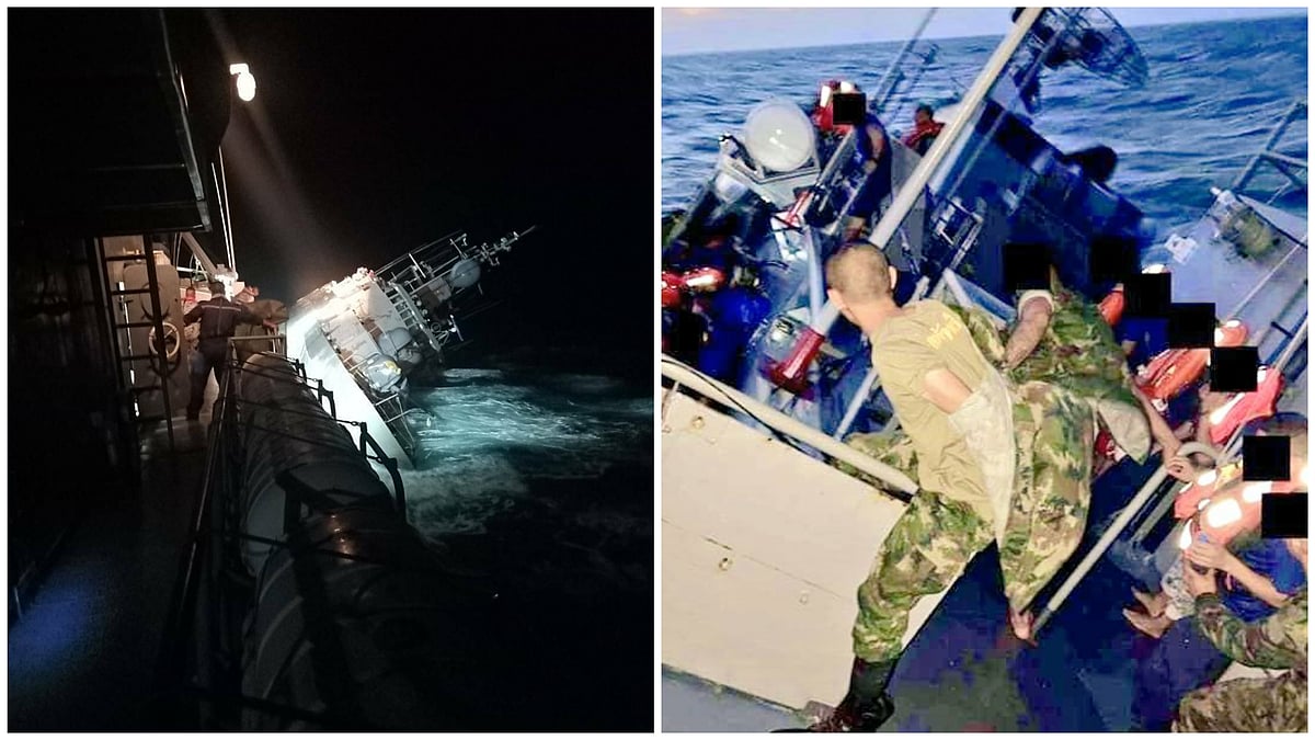 Thailand warship sinks leaving 33 sailors missing: Check pictures & videos 