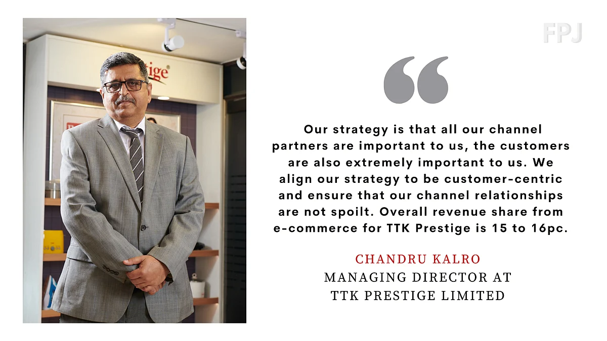 TTK Prestige MD Chandru Kalro