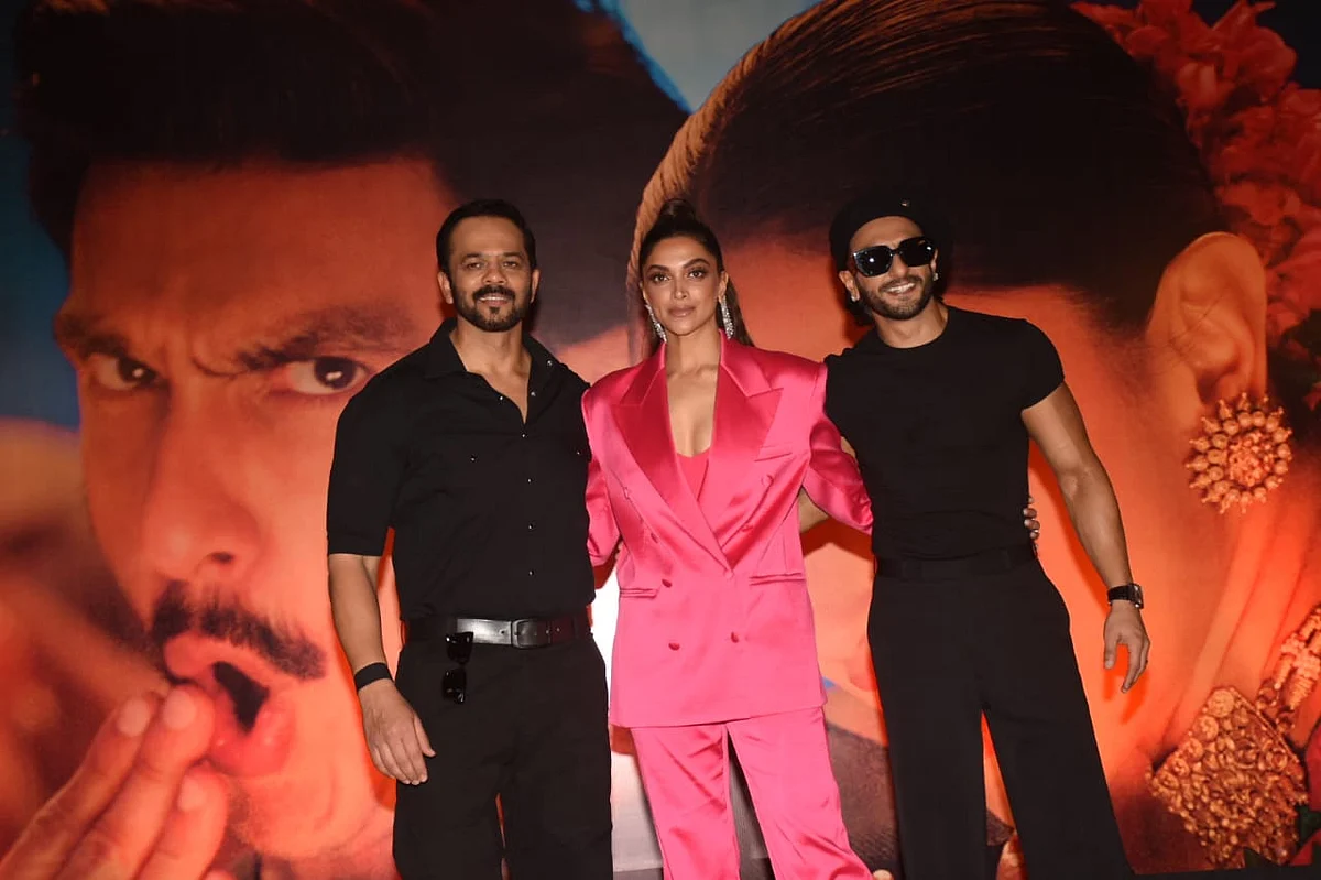 Rohit Shetty, Deepika Padukone, Ranveer Singh