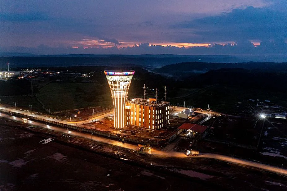 Areal view of the Mopa International Airport