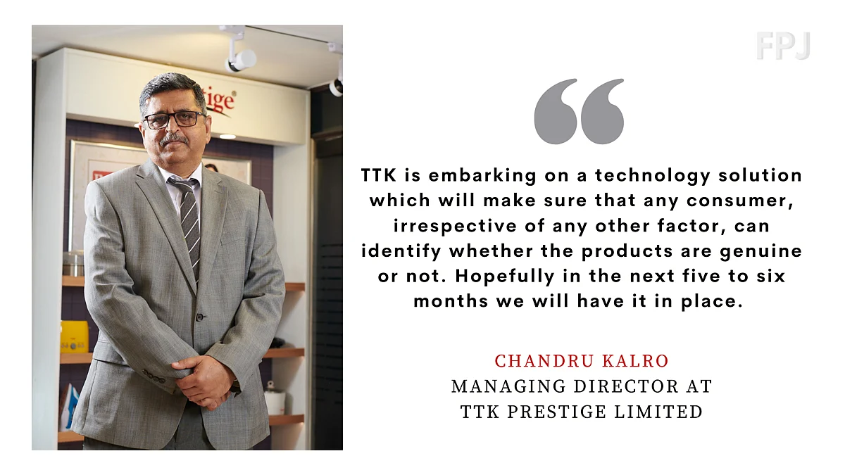 TTK Prestige MD Chandru Kalro