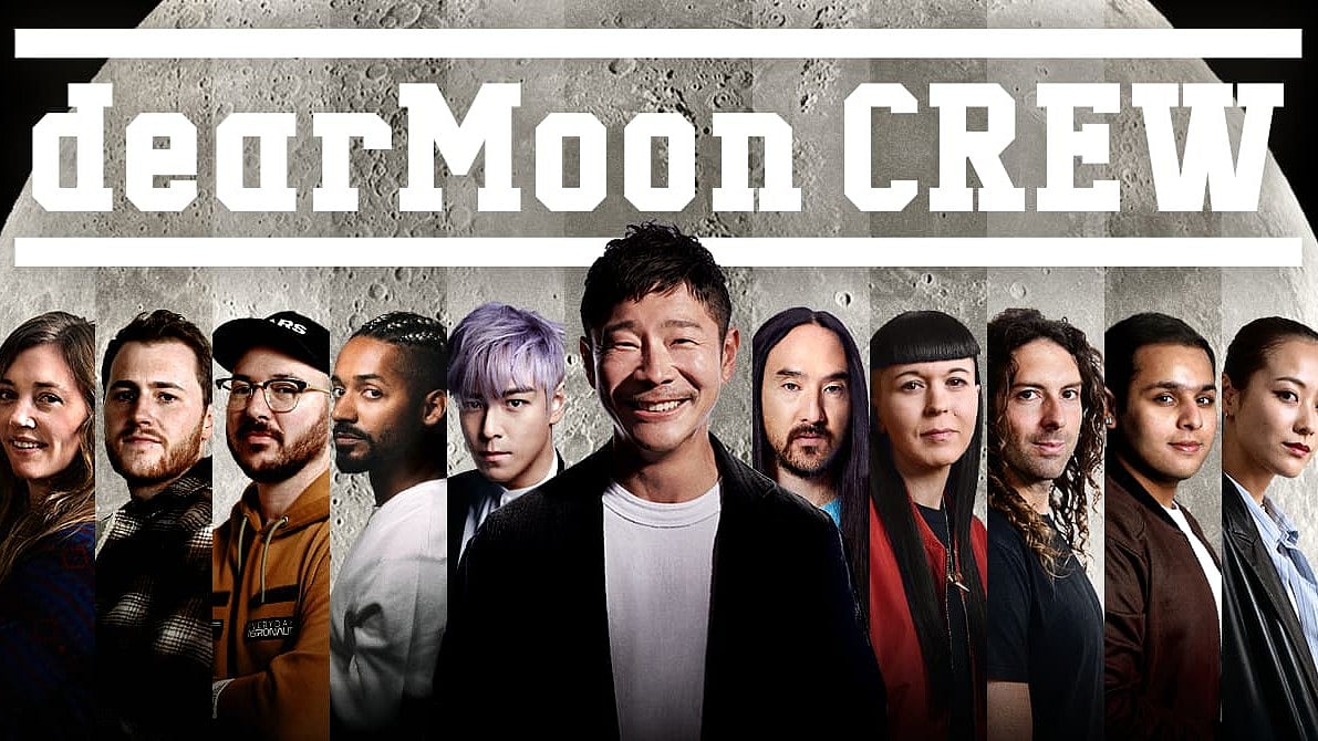 8 all-civilian crew members to travel to the moon next year; and one of them is K-Pop star