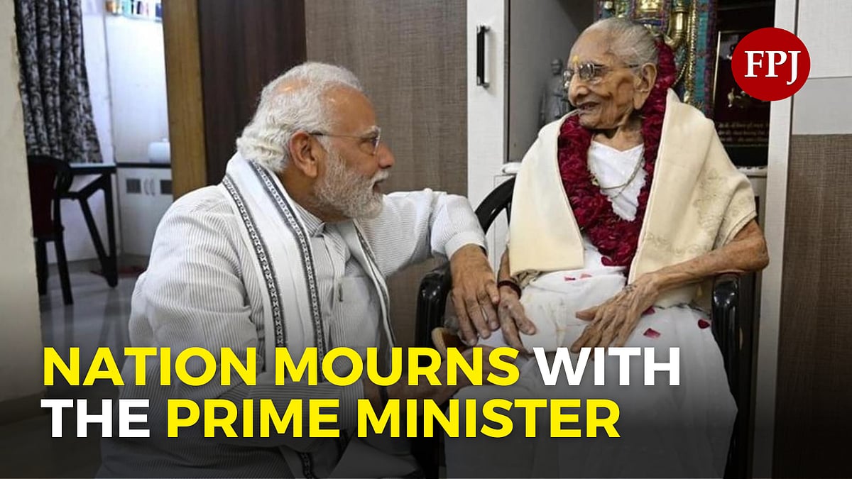 VIDEO: PM Modi performs last rites of his mother Heeraben in Gandhinagar