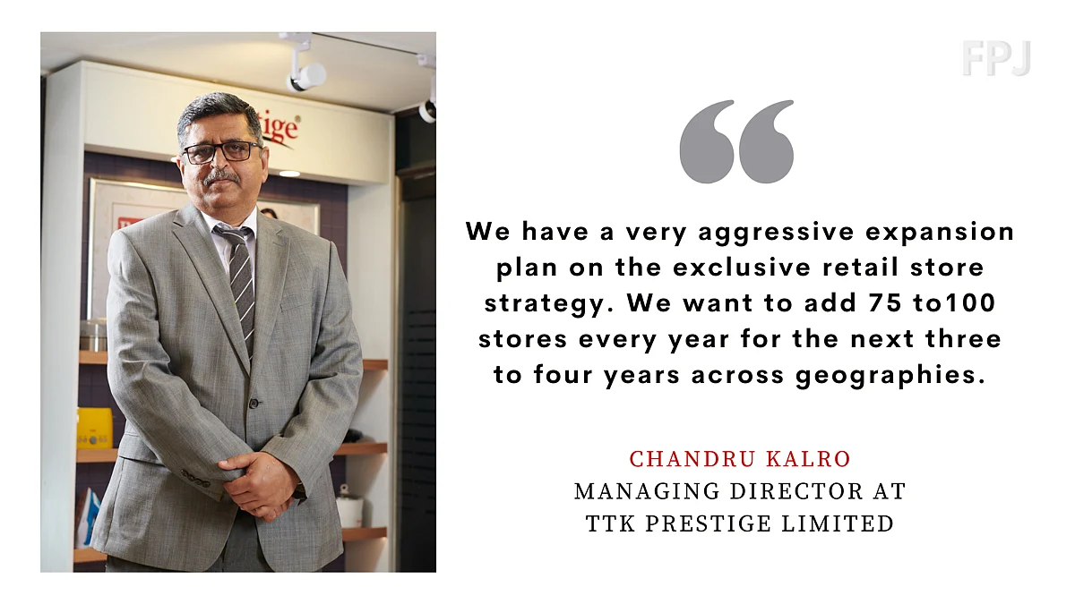 TTK Prestige MD Chandru Kalro