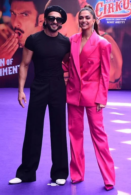 Ranveer Singh with Deepika Padukone