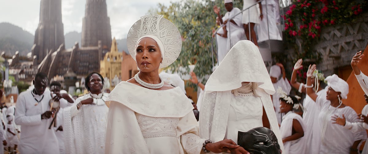 Angela Bassett as Queen Romona in Black Panther: Wakanda Forever