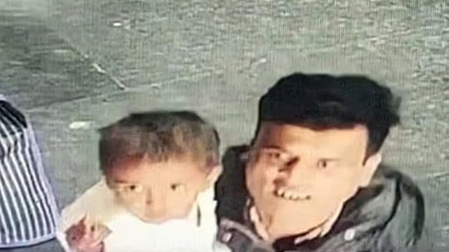 The incident has been caught on CCTV | 
